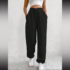 SHEIN EZwear Solid Slant Pocket Sweatpants - Size small